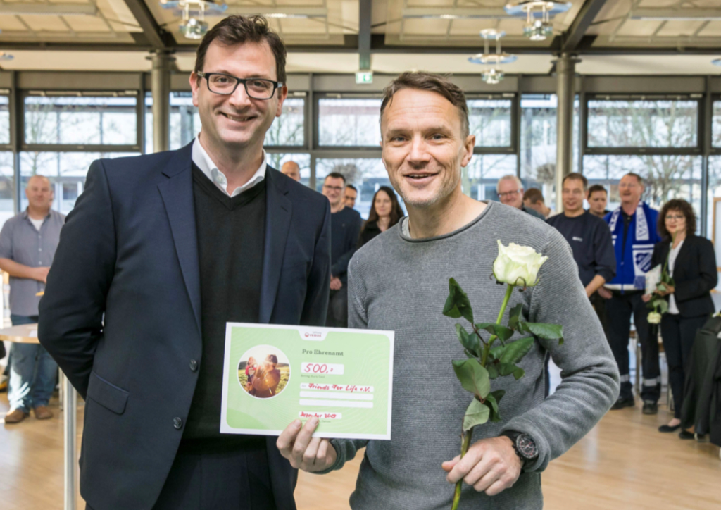 Veolia Stiftung – € 500.- für den guten Zweck – Vielen Dank!